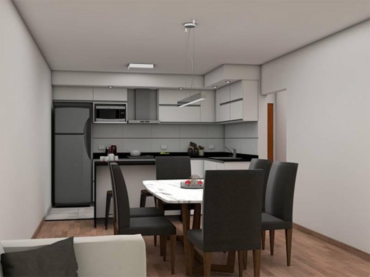 AV.  LIBERTAD  167  - PISO EXCLUSIVO  2 DORMITORIOS -  A ESTRENAR -